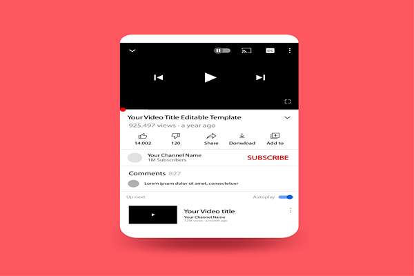 interface youtube